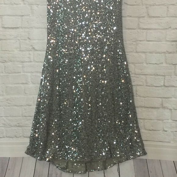 Badgley Mischka Women's Pewter 4 MSRP $487 - Picture 3 of 7